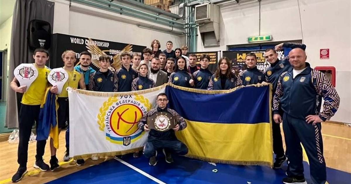 Українська збірна виграла ЧС з хортингу в Мілані, а спортсмени з Ірпеня завоювали "золоті" медалі