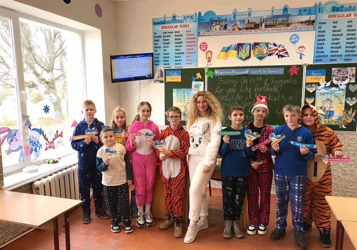 Діти з радістю підтримали акцію