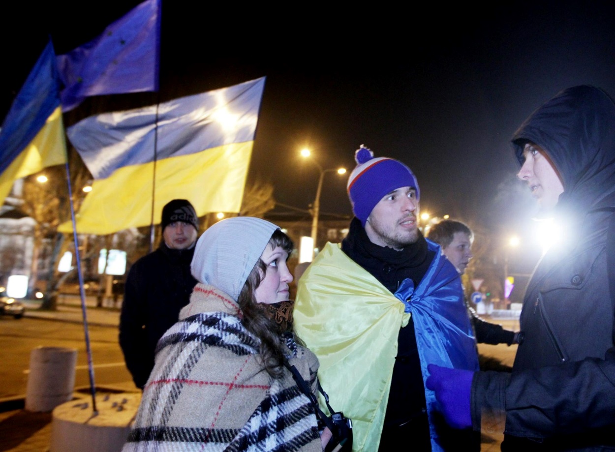 Катерина Жемчужникова в Донецьку в грудні 2013 року