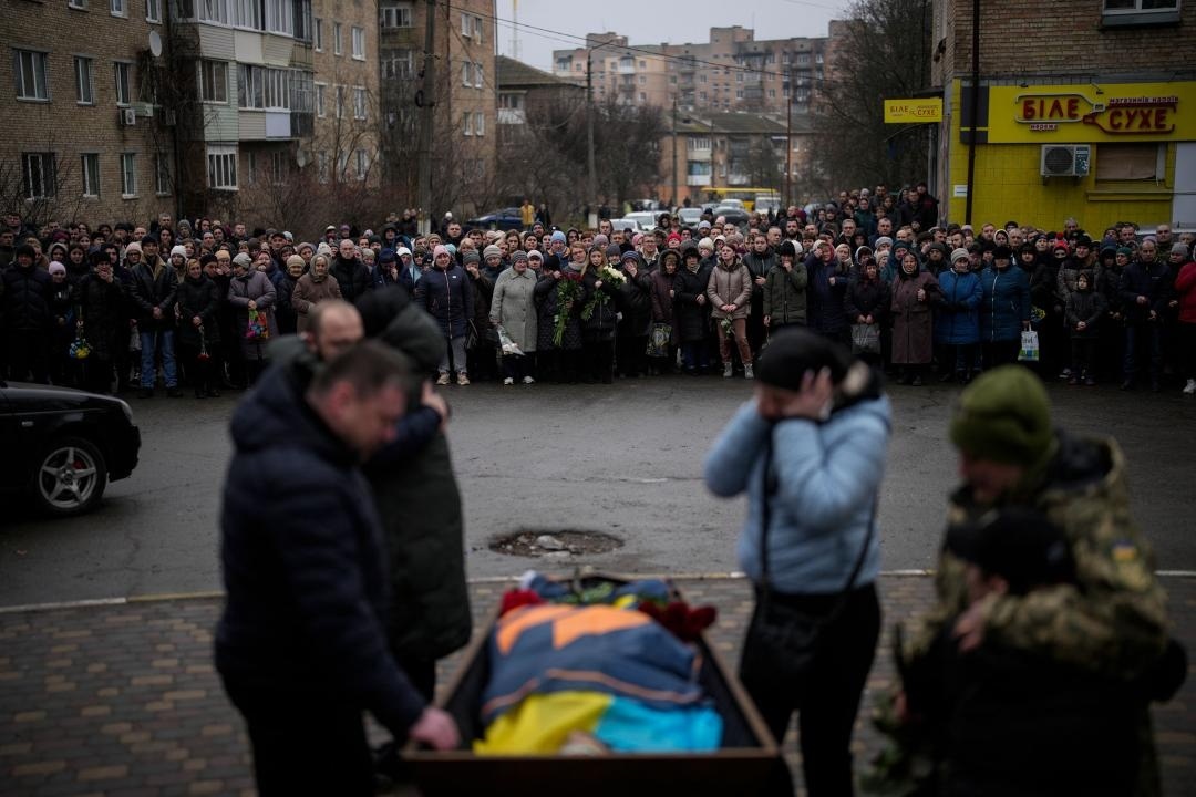 прощання з українським воїном