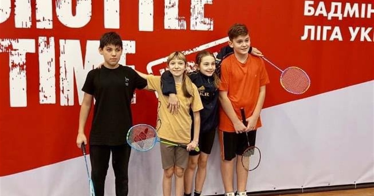 Бучанці стали призерами Чемпіонату України з бадмінтону