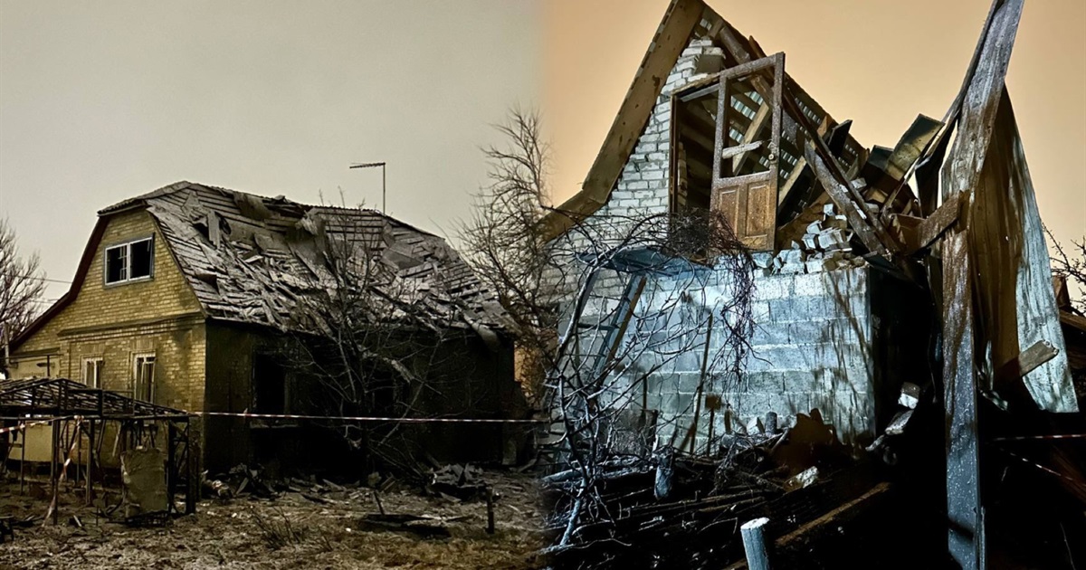 Російська балістика атакувала житловий район столиці, внаслідок цього є поранений чоловік