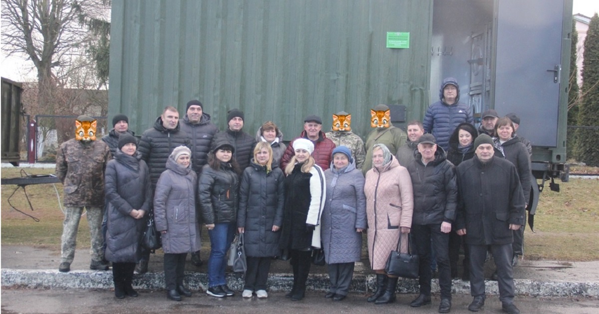 Іванівська і Турбівська громади придбали для військових мобільну лазню і пральню