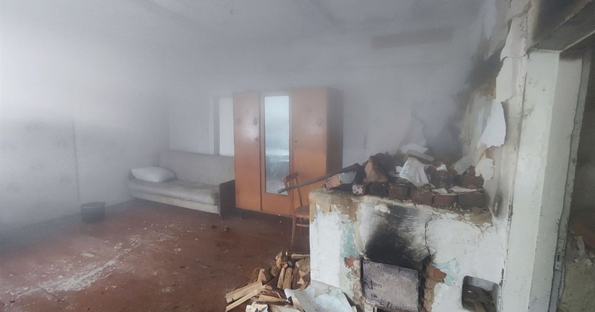 У Козилівці горів будинок, де збиралися жити переселенці