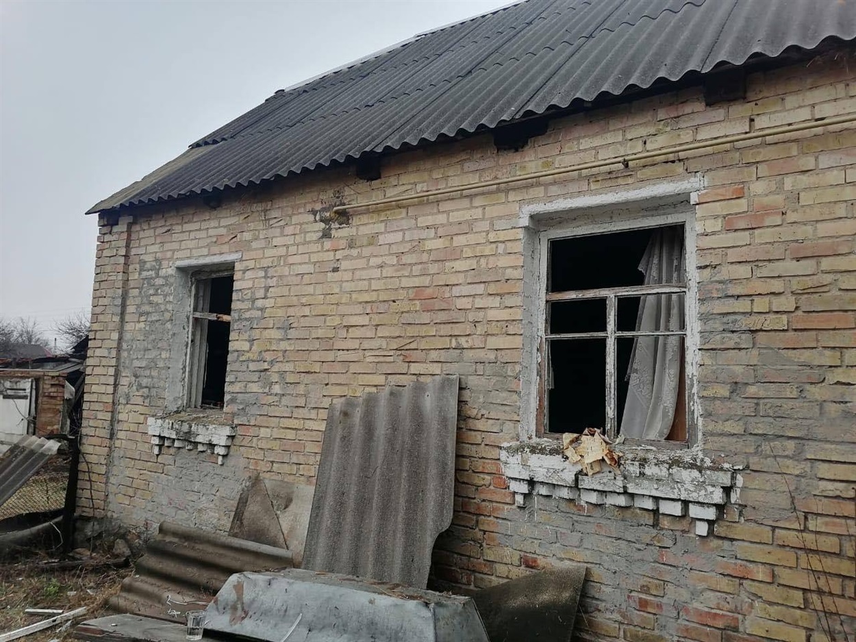 Вибиті вікна від вибухової хвилі