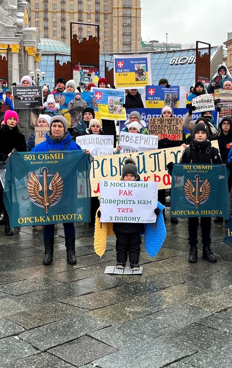 Молодший син Олега разом із Марією бере участь в усіх мирних акціях