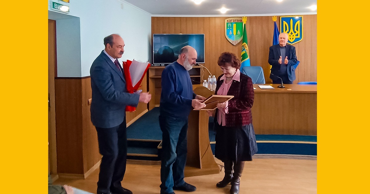 Журналістка із Кагарличчини отримала відзнаку від Національної спілки краєзнавців України