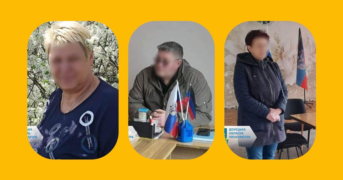 Троє “сільських голів” з Волноваського району отримали підозру у колабораціонізмі — Прокуратура
