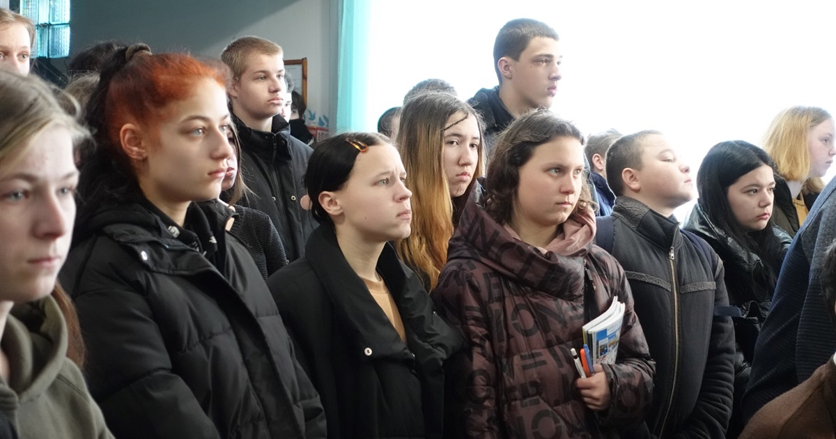 У Ржищівському професійному ліцеї відбувся мітинг-реквієм за загиблими 22 березня 2023 року
