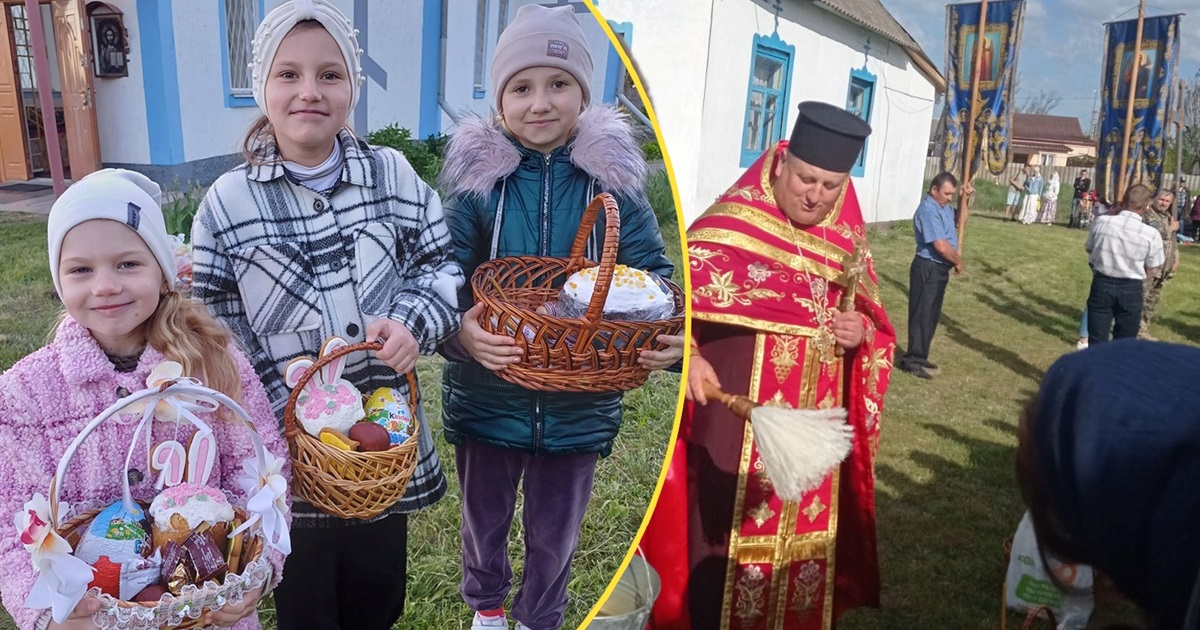 Христос Воскрес! Як у храмах Переяславщини освячували великодні кошики ФОТО/ВІДЕО