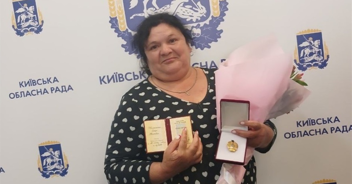 Ольга Тимченко з Переяславщини виховує шістьох дітей: їй присвоїли звання "Мати-героїня"