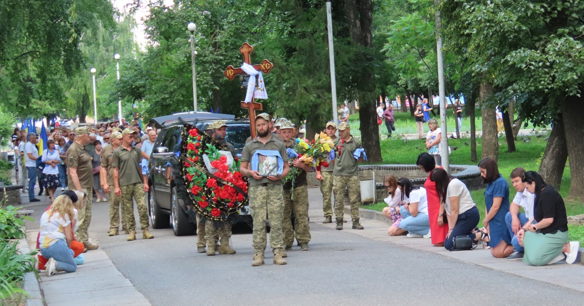 В останню путь провели Сергія Беценка (ВІДЕО)