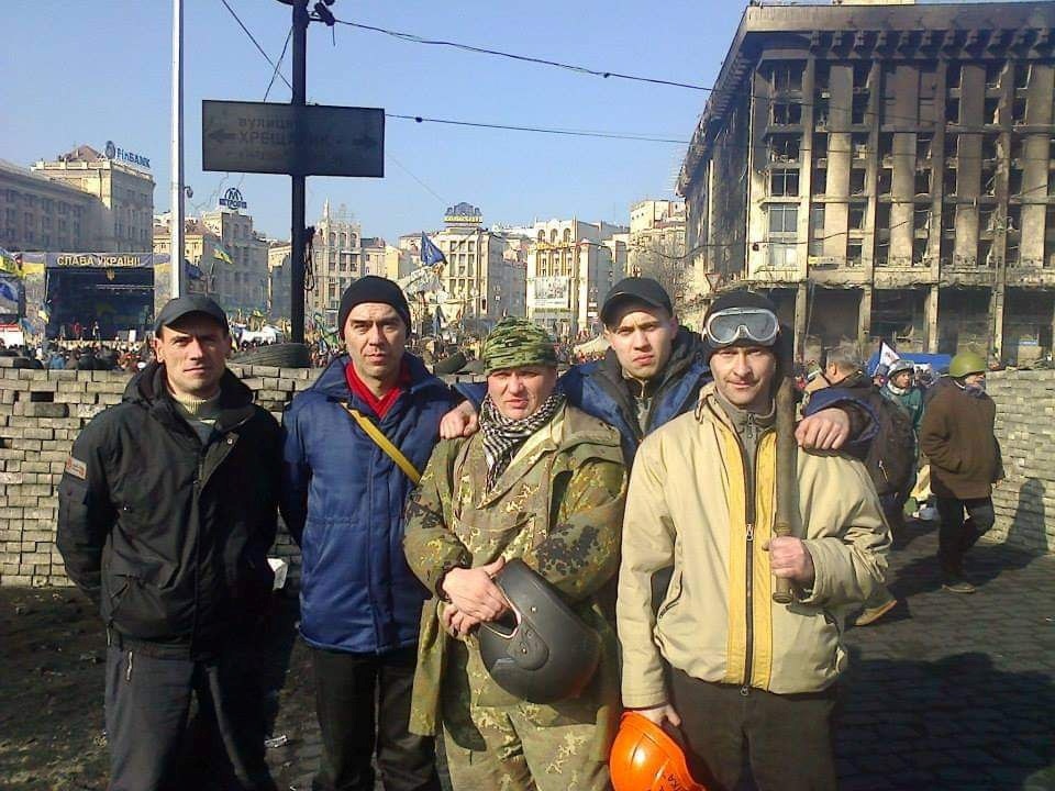 Петро на Майдані під час Революції Гідності