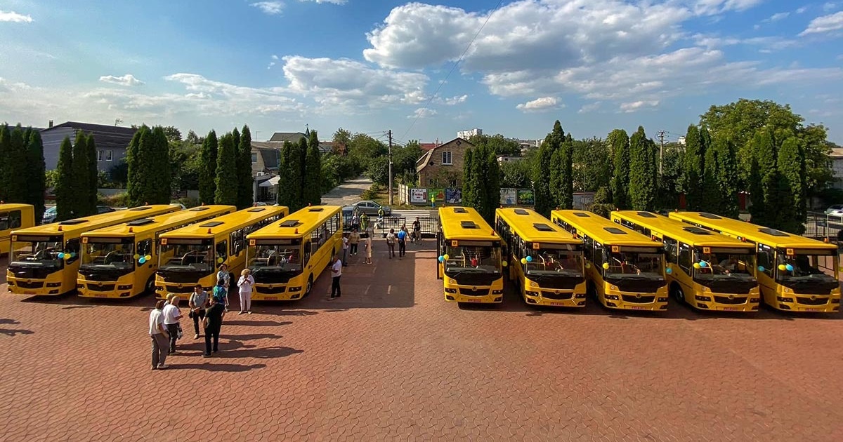 Автопарк відділу освіти Кагарлицької міськради поповнився новим шкільним автобусом