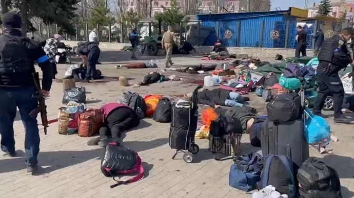 Обстріл залізничного вокзалу. Краматорськ