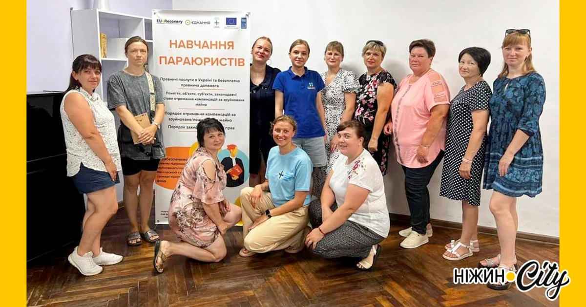 У Благодійній організації "Благодійний фонд "Карітас Чернігів" завершилося навчання параюристів.