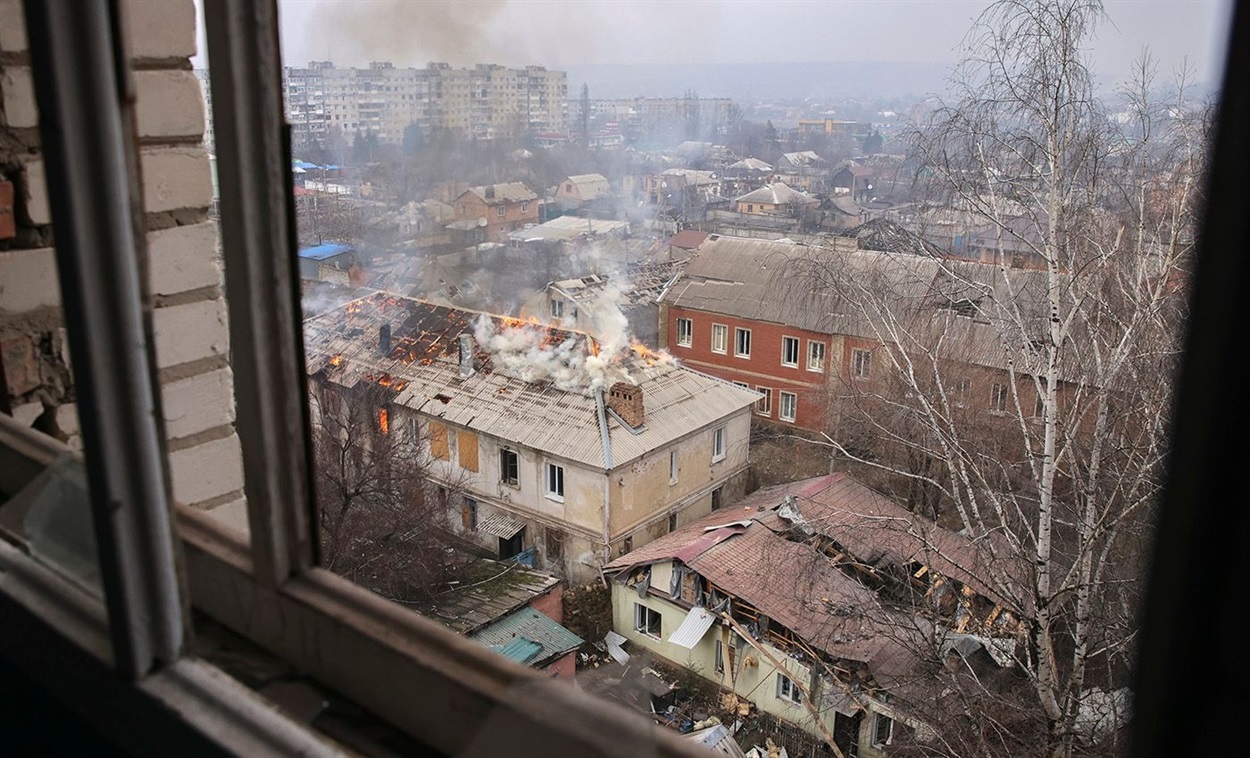 Ворожі обстріли Бахмута
