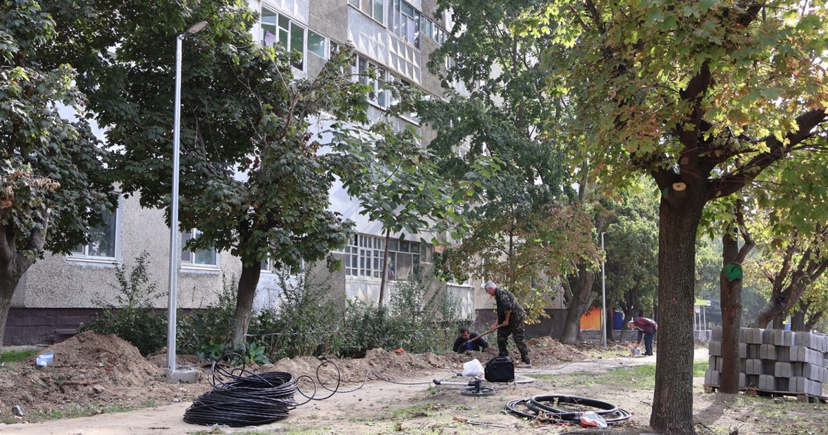 В Южноукраїнську буде перша в місті пішохідна доріжка з велосмугою