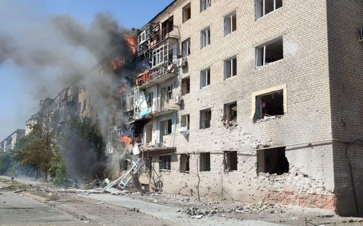 Наслідки російського обстрілу Курахового 1 вересня