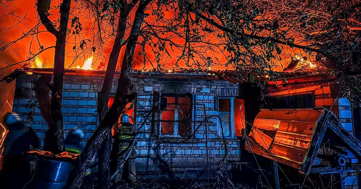 У селі на Ржищівщині лютувала пожежа: вогонь знищив будинок