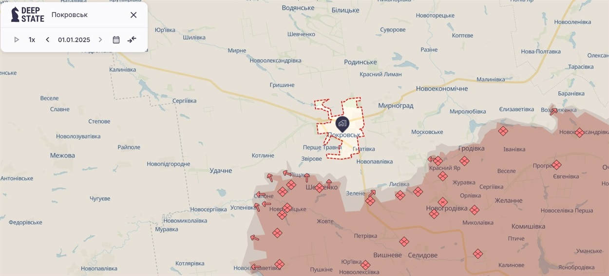 Ситуація поблизу Покровська