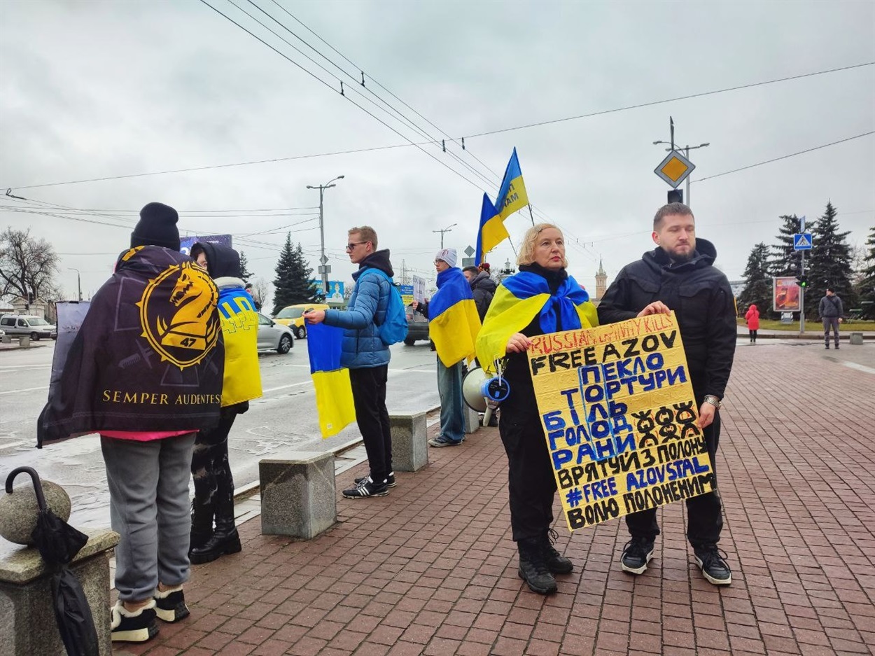 Акція на підтримку військовополонених