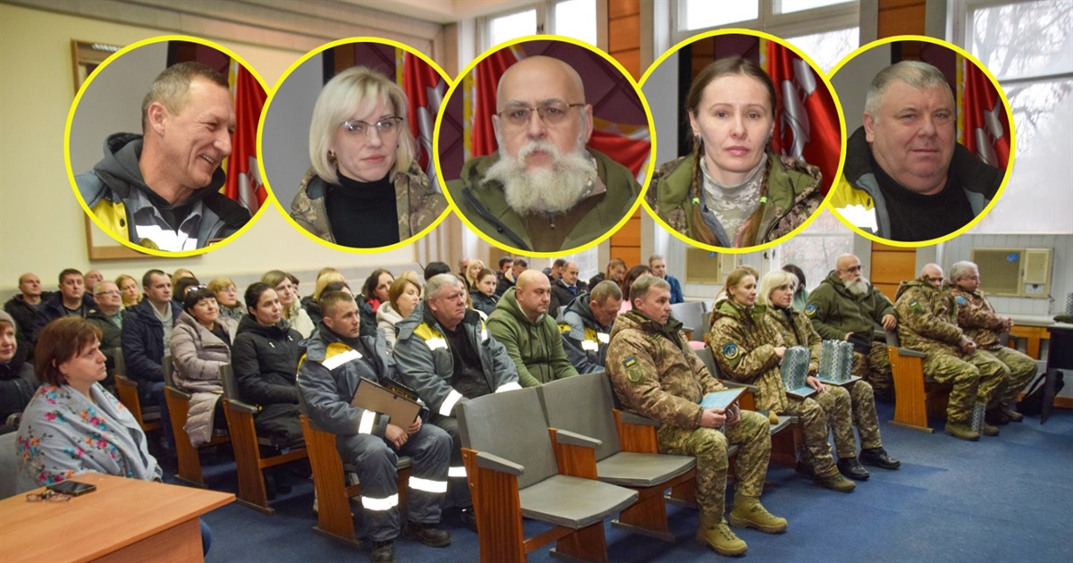 У Переяславі добровольців місцевого ДФТГ і працівників ДТЕК відзначили подяками до Дня Соборності