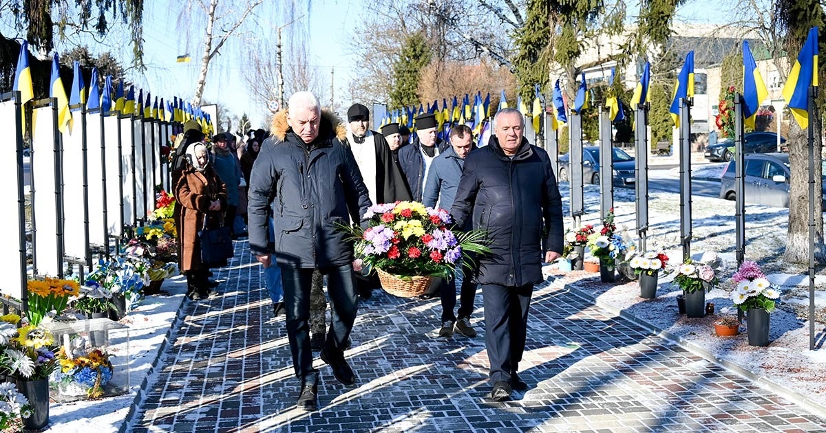 Вшанували Героїв Небесної Сотні та загиблих Героїв-земляків: меморіальні заходи в Кагарлику