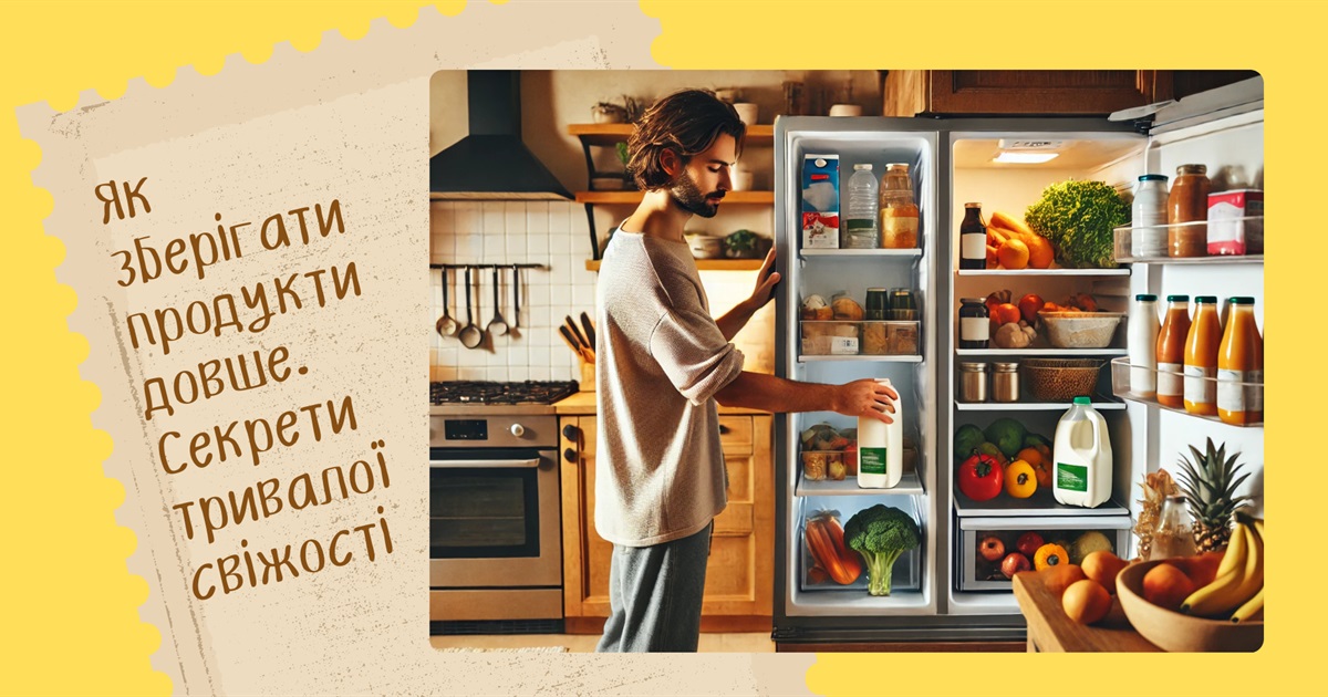 Як зберегти свіжість продуктів вдвічі довше? Перевірені секрети, які заощадять ваш час і гроші
