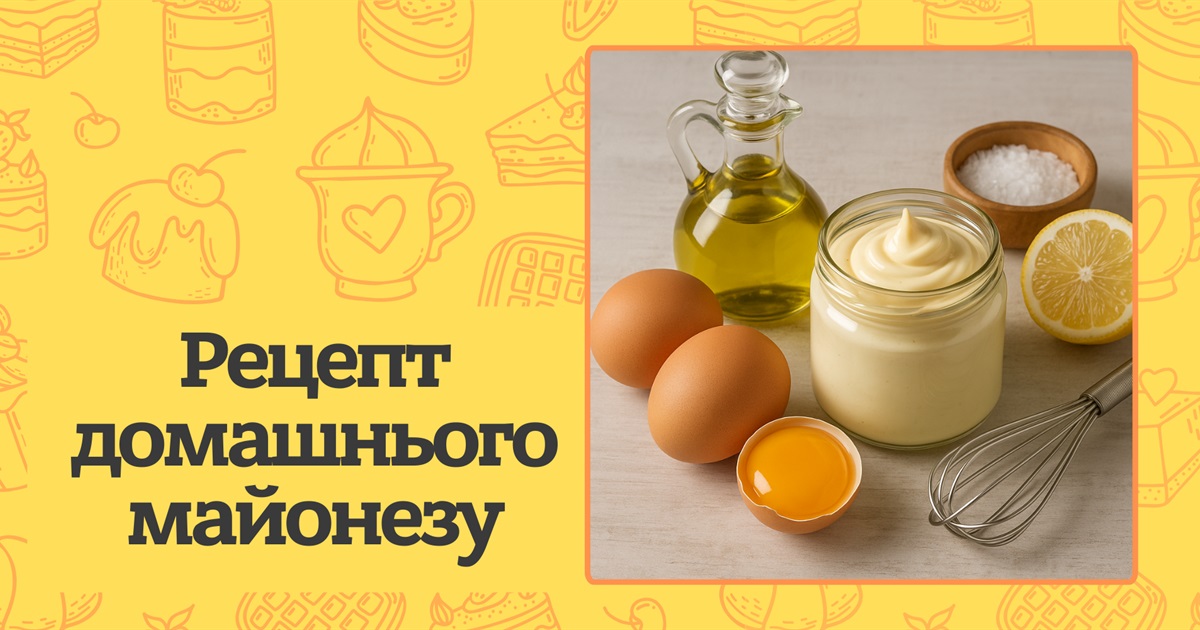 Як приготувати домашній майонез? Натуральні рецепти без консервантів та добавок