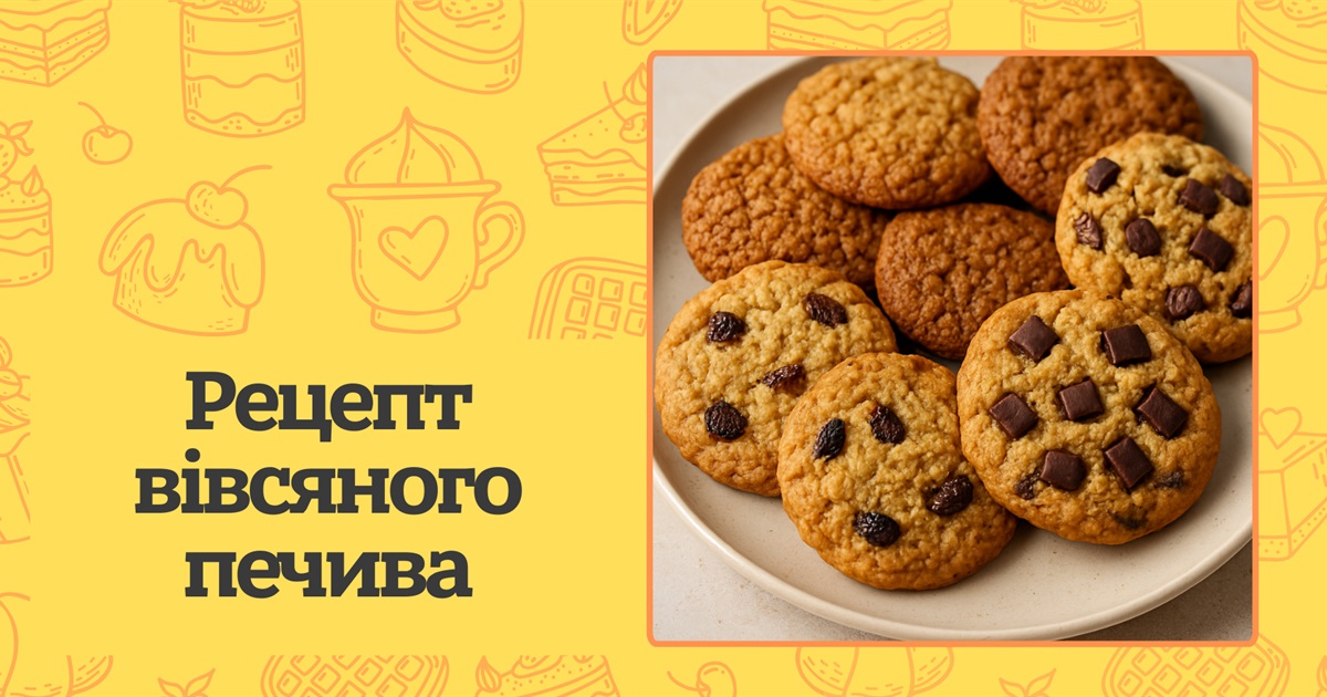 Як приготувати вівсяне печиво вдома? Прості рецепти на будь-який смак