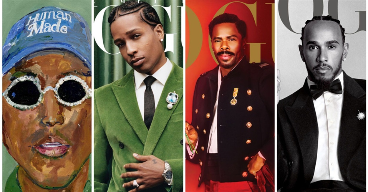Фарелл Вільямс, A$AP Rocky, Колман Доминго і Льюїс Хемілтон 