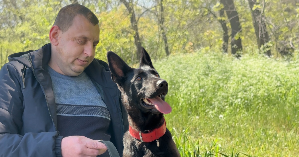 Собака-поводир Лотті став очима ветерана з Одеси: історія мужності та довіри