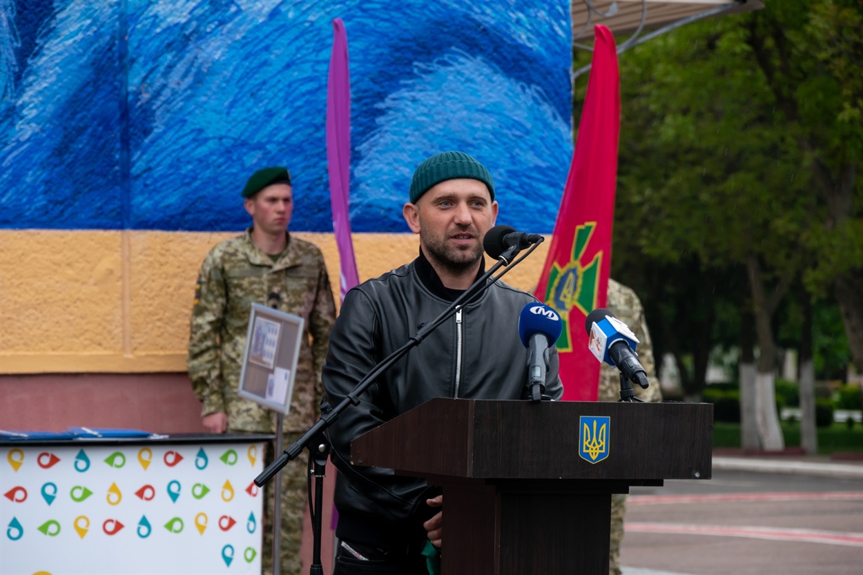 Відкриття муралу на Хмельниччині