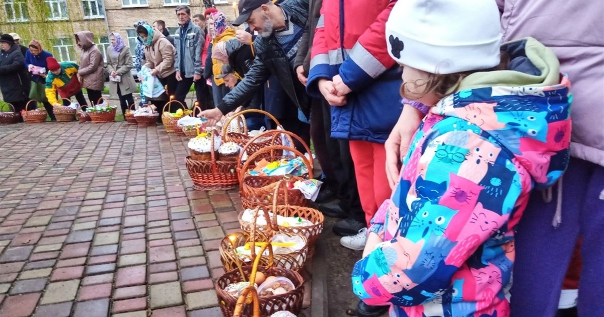 Христос Воскрес! Як у храмах Переяслава пройшло освячення великодніх кошиків? Репортаж