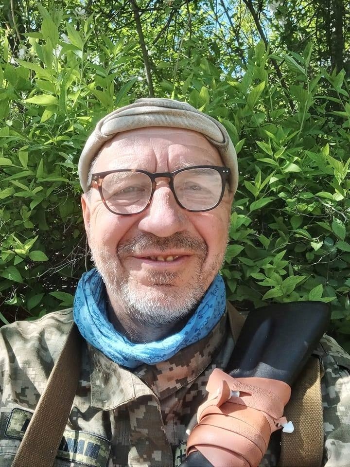 Володимир Мамалига на фронті