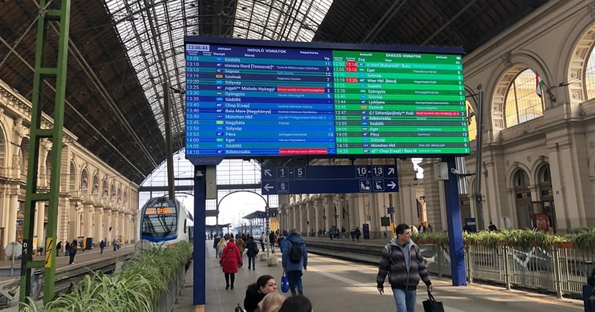 Ремонт у Будапешті, УЗ змінює маршрути міжнародних поїздів