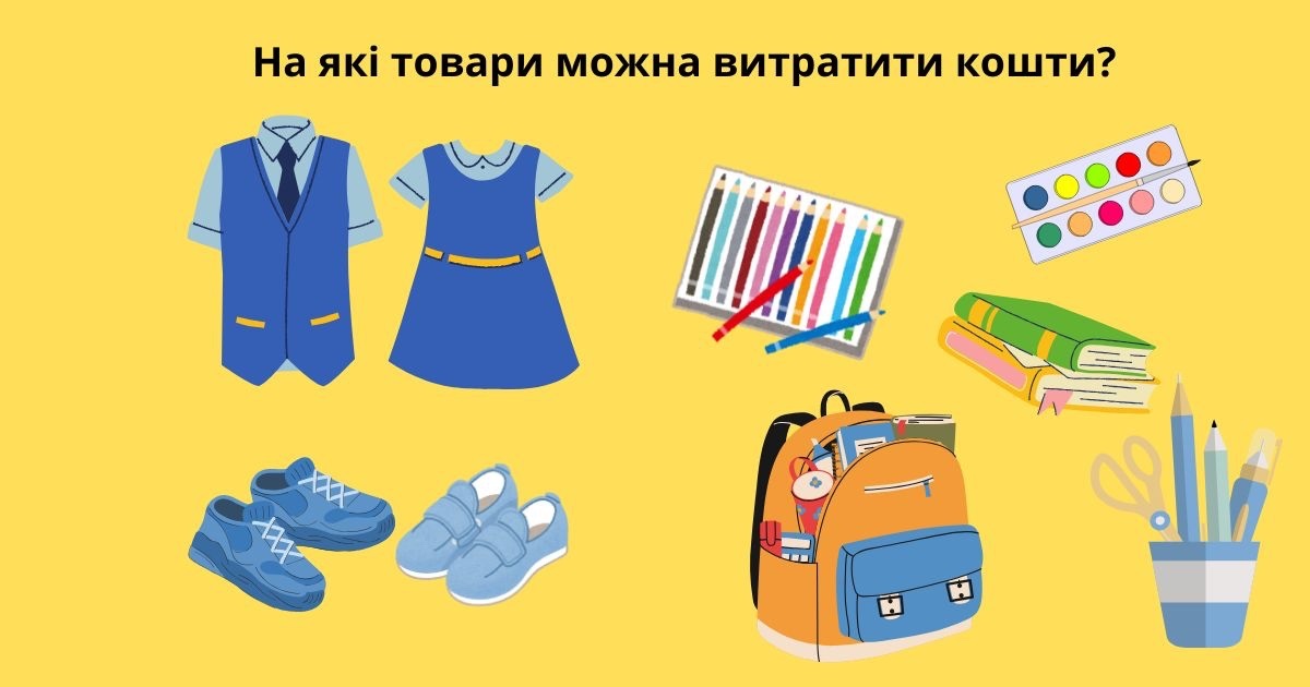 На які товари можна витратити кошти?