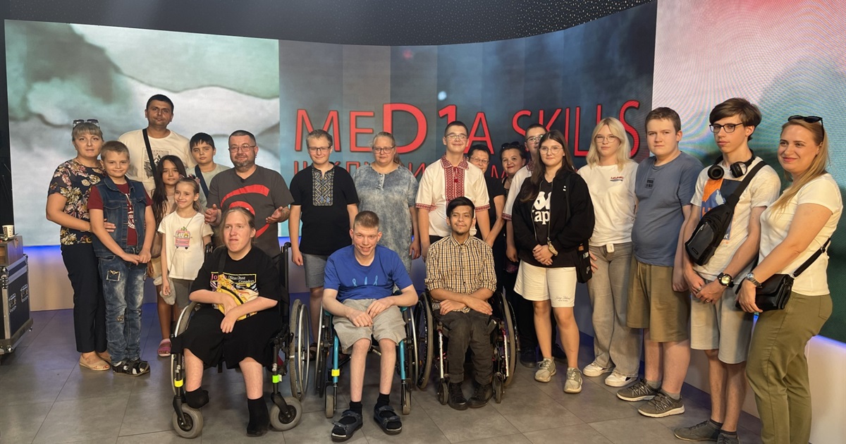 Med1a Skills: інклюзивна медіашкола готує дітей з інвалідністю до майбутньої професії