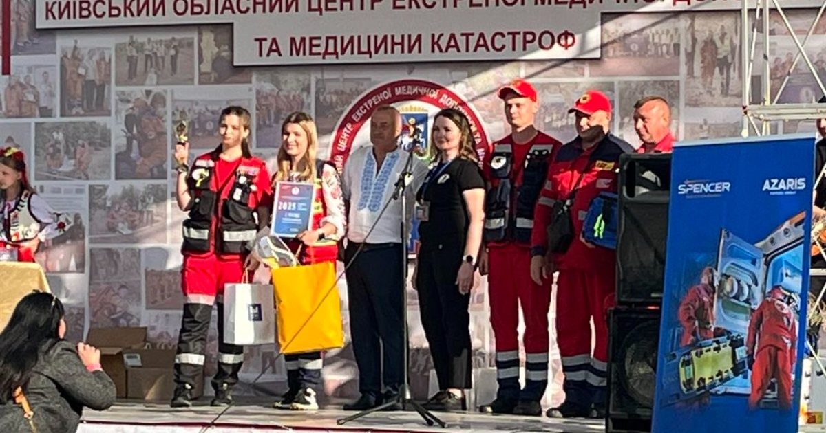 Переяславська бригада екстреної допомоги здобула друге місце в змаганнях «Медичні ралі Київщини»