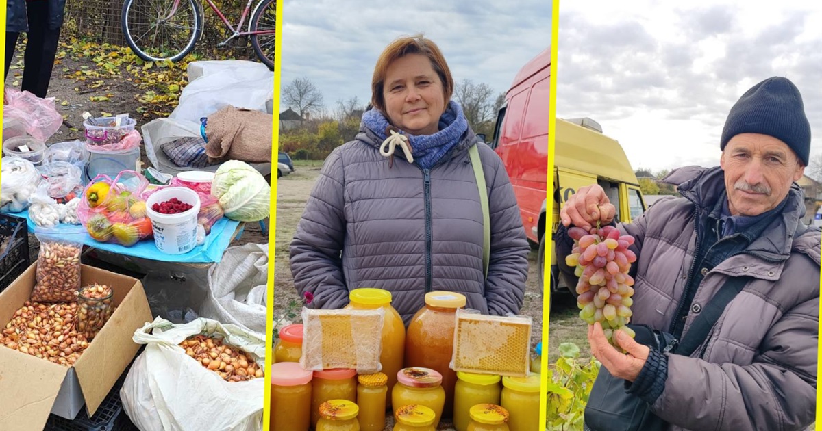 Недільний базар у Золотоноші пахне землею, гарбузами, хризантемами і … добротою