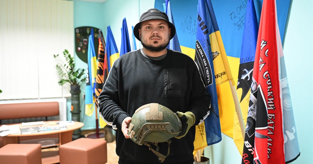 Шолом вберіг життя: історія воїна із Горохуватки, який повернувся з-за кордону боронити Батьківщину