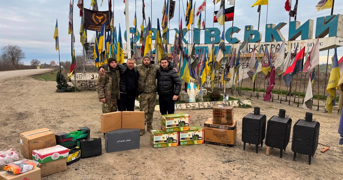 Максим Заремський вчерговий раз привіз допомогу нашим захисникам на Оріхівському напрямку
