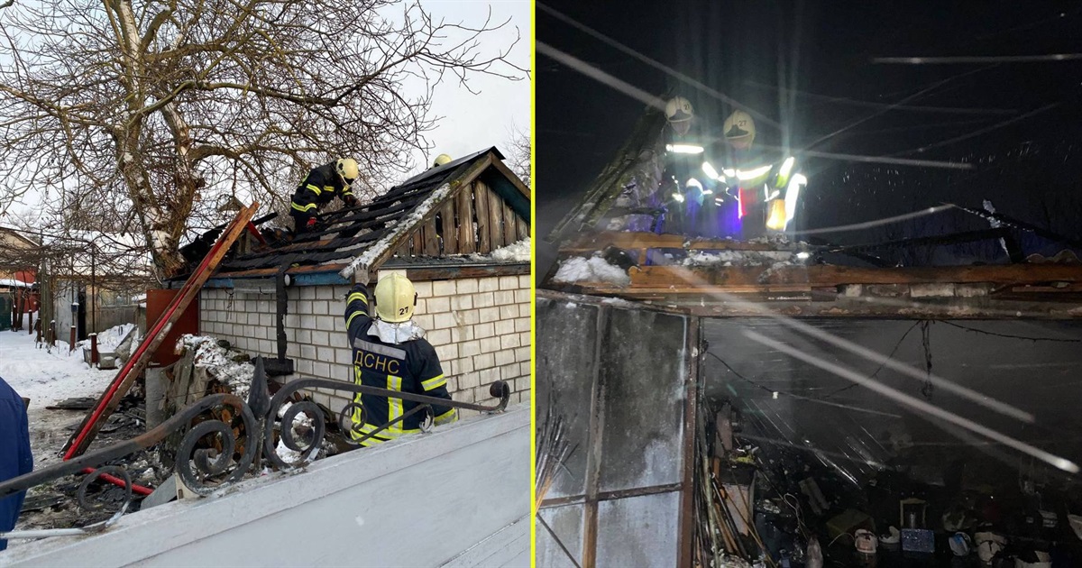 У Студениківській громаді 31 грудня сталися дві пожежі: горіли господарські споруди