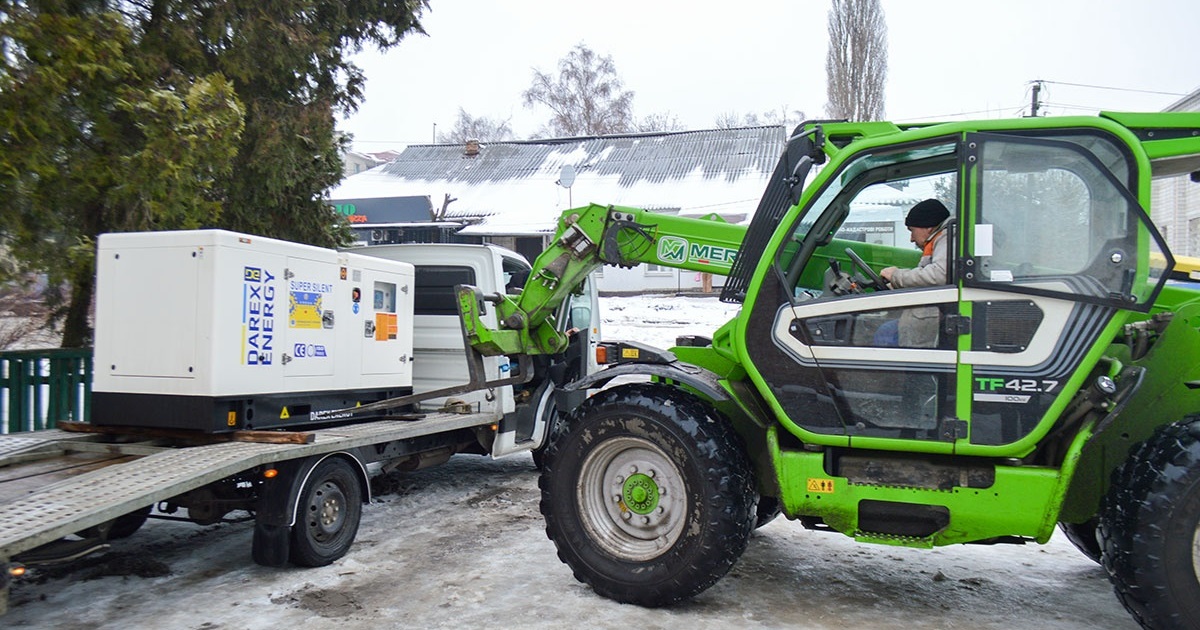 Тайвань передав для Кагарличчини потужний дизельний генератор: громада вдячна за підтримку