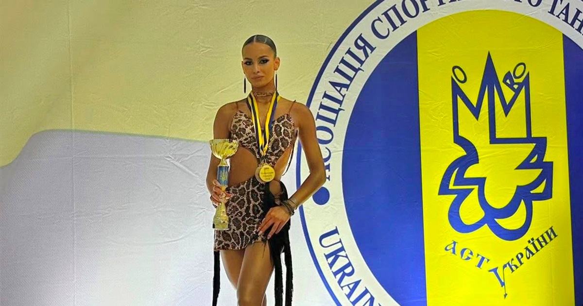 Переяславка Софія Отцевич стала чемпіонкою України зі спортивних танців