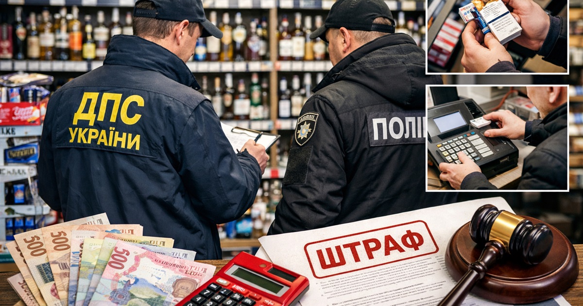 Майже 2,4 млн грн штрафів: на Черкащині у січні провели 49 перевірок продавців підакцизних товарів