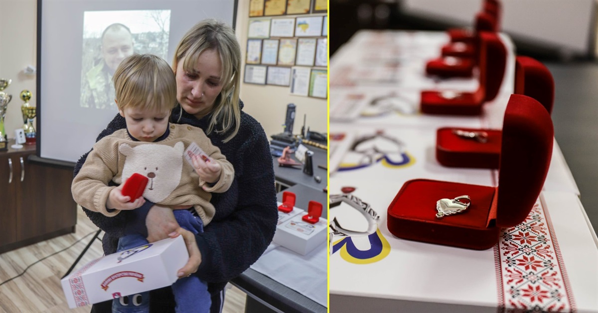 Діти полеглих Героїв Дівичківської громади отримали іменні кулони-обереги "Батьківське серце"