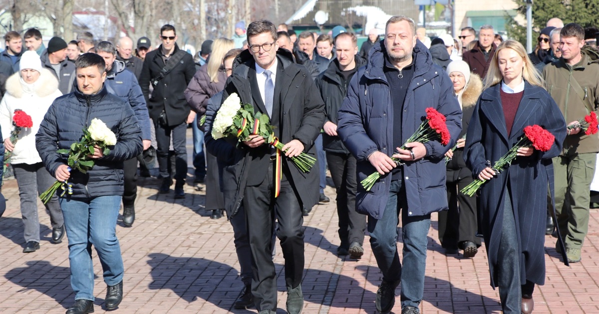 Що сказав на мітингу пам’яті з нагоди 83-х роковин Корюківської трагедії посол Німеччини