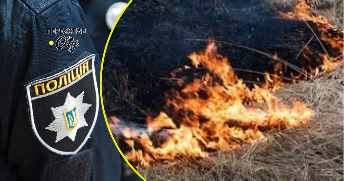 За добу на Переяславщині сталися три пожежі: хроніка поліції